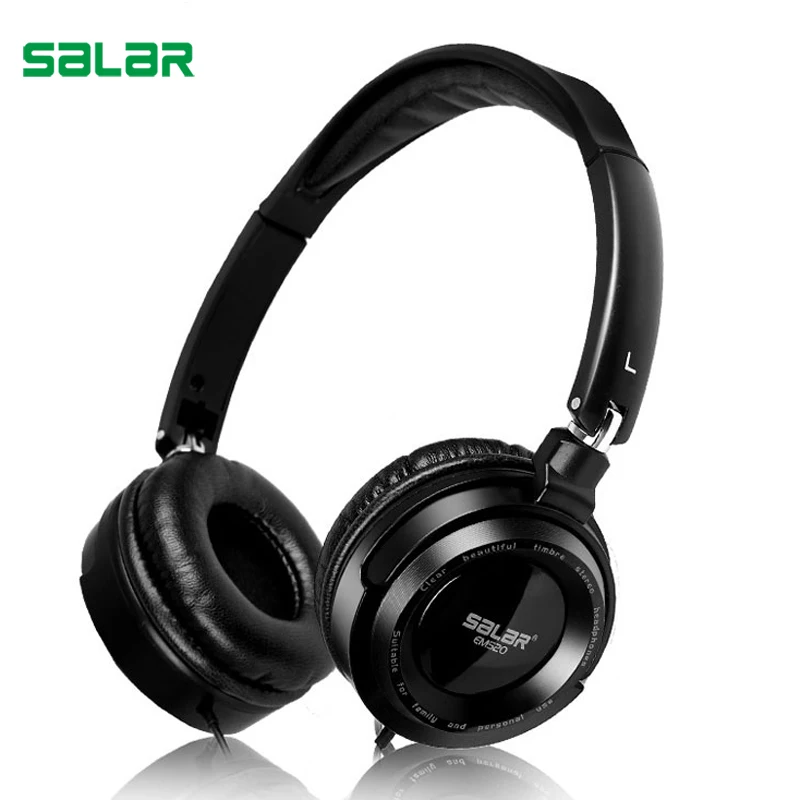 Salar EM520 HIFI стерео глубокие басы 3 5 мм Проводная Складная гарнитура игровые
