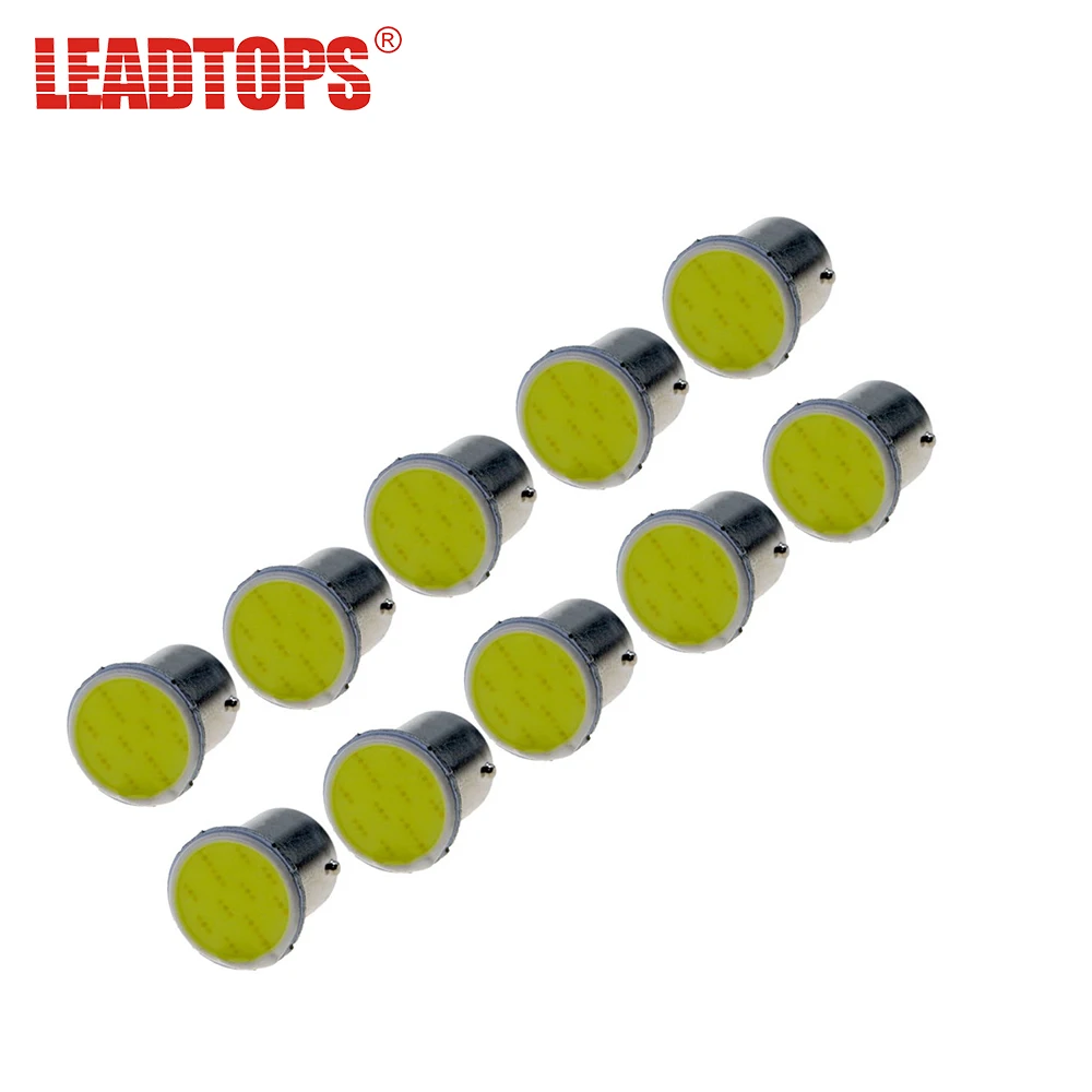 LEADTOPS 10 шт./лот S25 1156/1157 Led COB резервный свет 12SMD P21W Авто Сигнал Обратный светодиодный