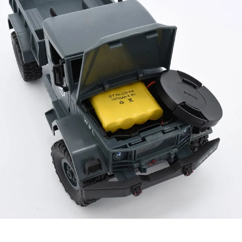 Military RC Truck 2.4G Four Wheel WPLB-14 Off Road Vehicle Remote Simulation Of Military Vehicle Climbing Toy Car Dirt Bike (3)