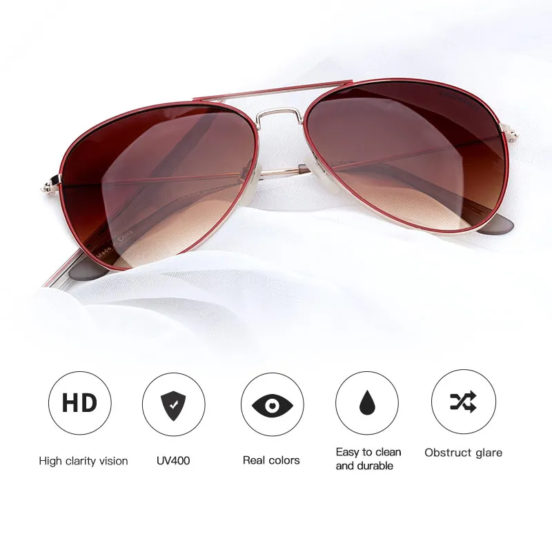 COLOSSEIN солнцезащитные очки Женские авиаторы унисекс с покрытием UV400 мужские металлические очки градиентные линзы очки