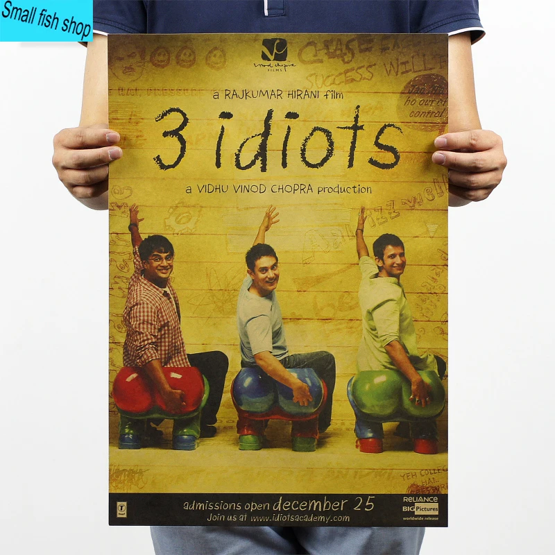3 idiots Aamir Khan Kareena kapoor индийская пленка для домашнего интерьера декорация крафт