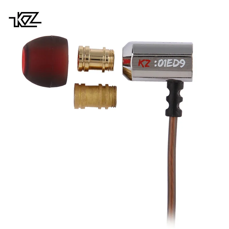 KZ EDR1 специальное издание позолоченный корпус наушники с микрофоном 3,5 мм HD HiFi в ухо монитор стереонаушники бас для телефона