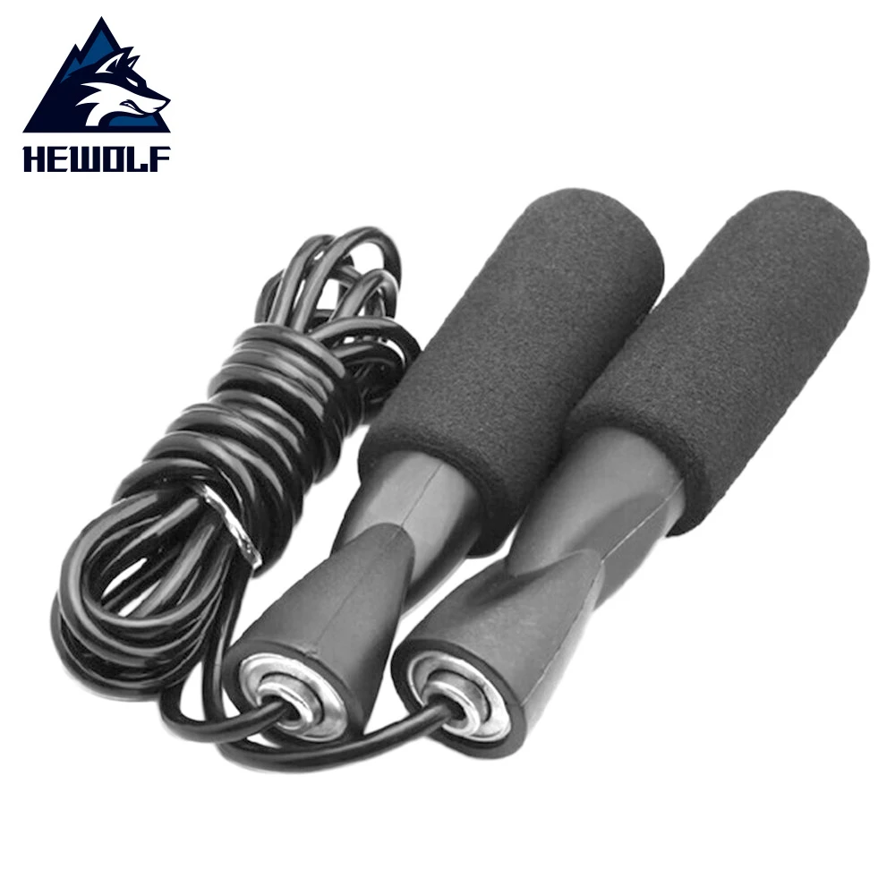 

Hewolf 3M Bearing Skip Rope Adjustable Boxing Skipping Sport Jump Ropes Gym Exercise Fitness with Thickened Anti-slip Foam hot