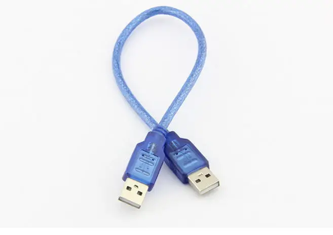 USB cable mobile hard line 30cm USB 2.0 Type A/A Male to Male Cable Cord Blue Free Shipping _ - AliExpress Mobile
