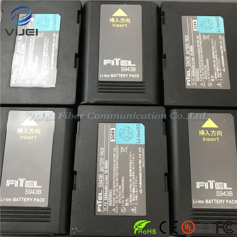 3 шт./лот S943B Батарея 2600 mAh Furukawa S177A S178A S121A S122A S122C S122M12 S153A сварочный аппарат станок для сварки углеволокга Батарея