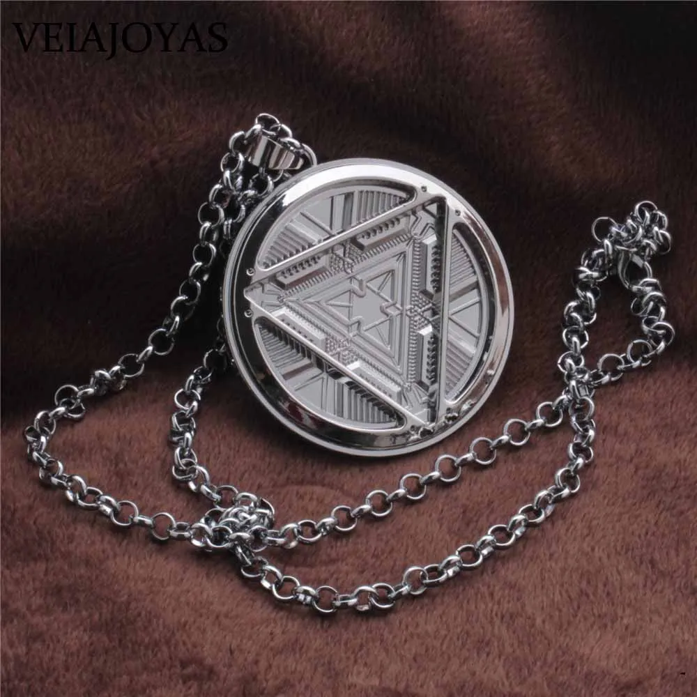 

Iron Man Necklace Marvel Hero Tony Stark Arc Reactor Stainless Steel Pendant Necklaces Cabochon Charms Keychains Jewelry for Men