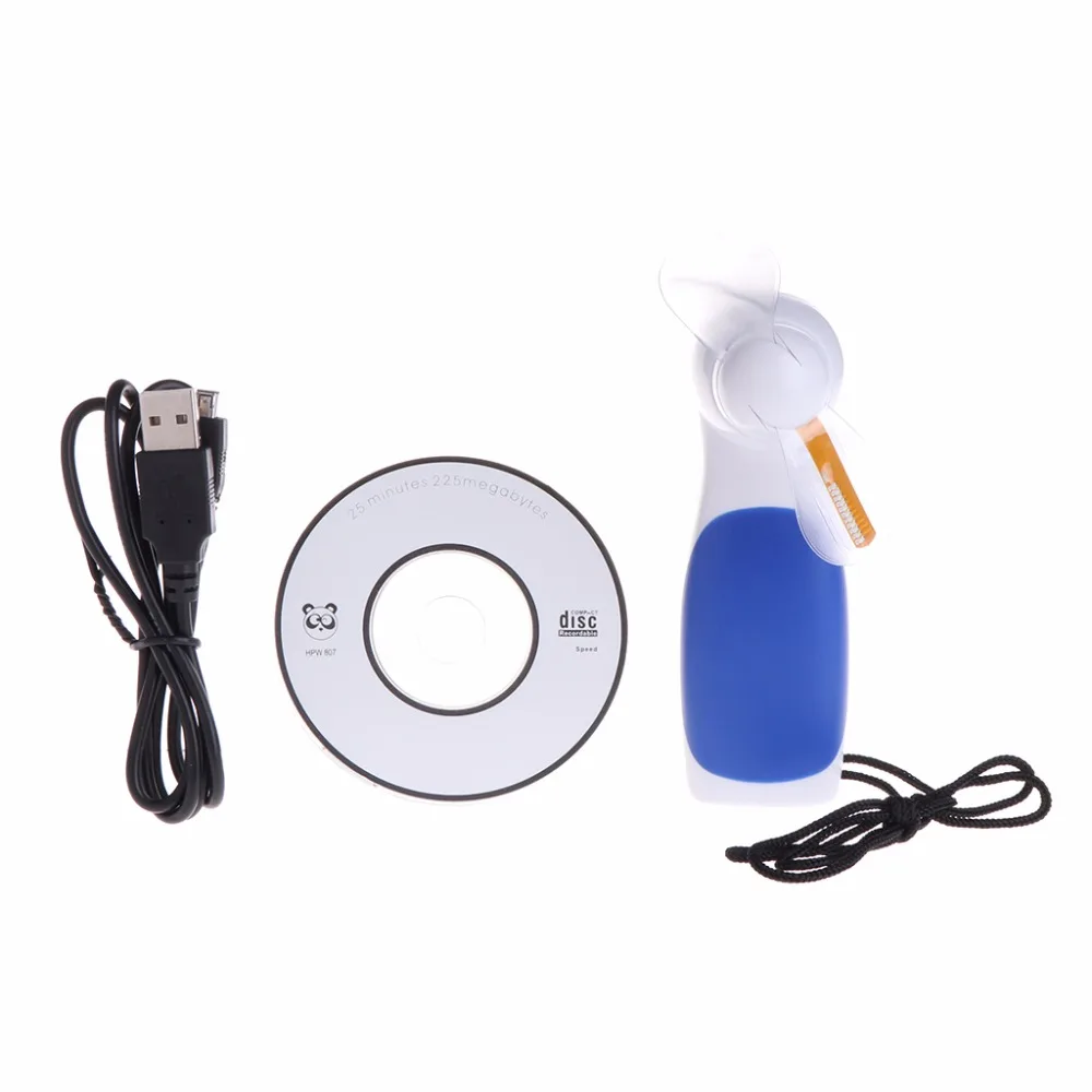 

LED Mini Fan Computer Programming Text Light Handheld Battery Operated Gifts New
