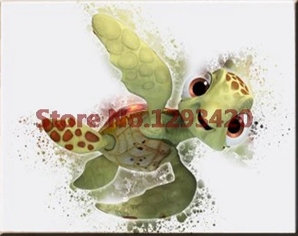 

Home Diy Diamond Painting Cross Stitch Cartoon Sea turtle 5D Diamond Mosaic Set Decorative Full Diamond Embroidery