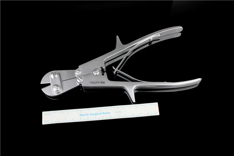 Медицинский ортопедический инструмент для животных, маленькие стальные Ножницы Для Разрезания Проволоки, игла, винтовые пластины