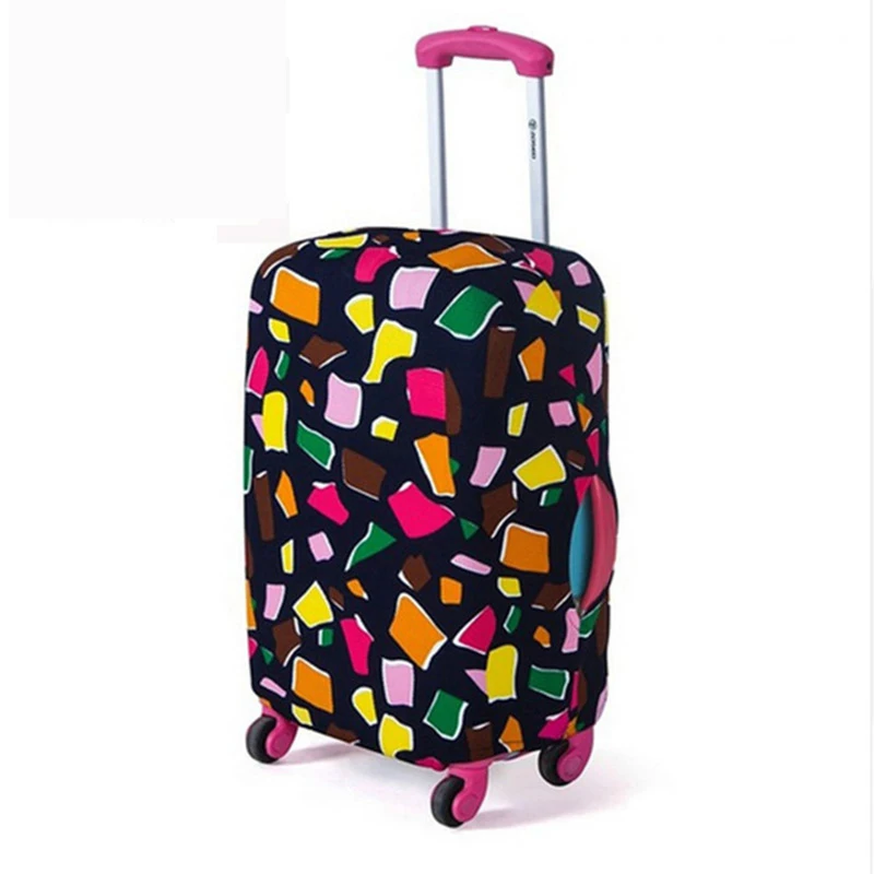 B Luggage cover Эластичный Защитный чехол для багажа для 18-30 дюймов, чехол для костюма, чехол, высокое качество, чехол для тележки, аксессуары для путешествий - Цвет: B Luggage cover