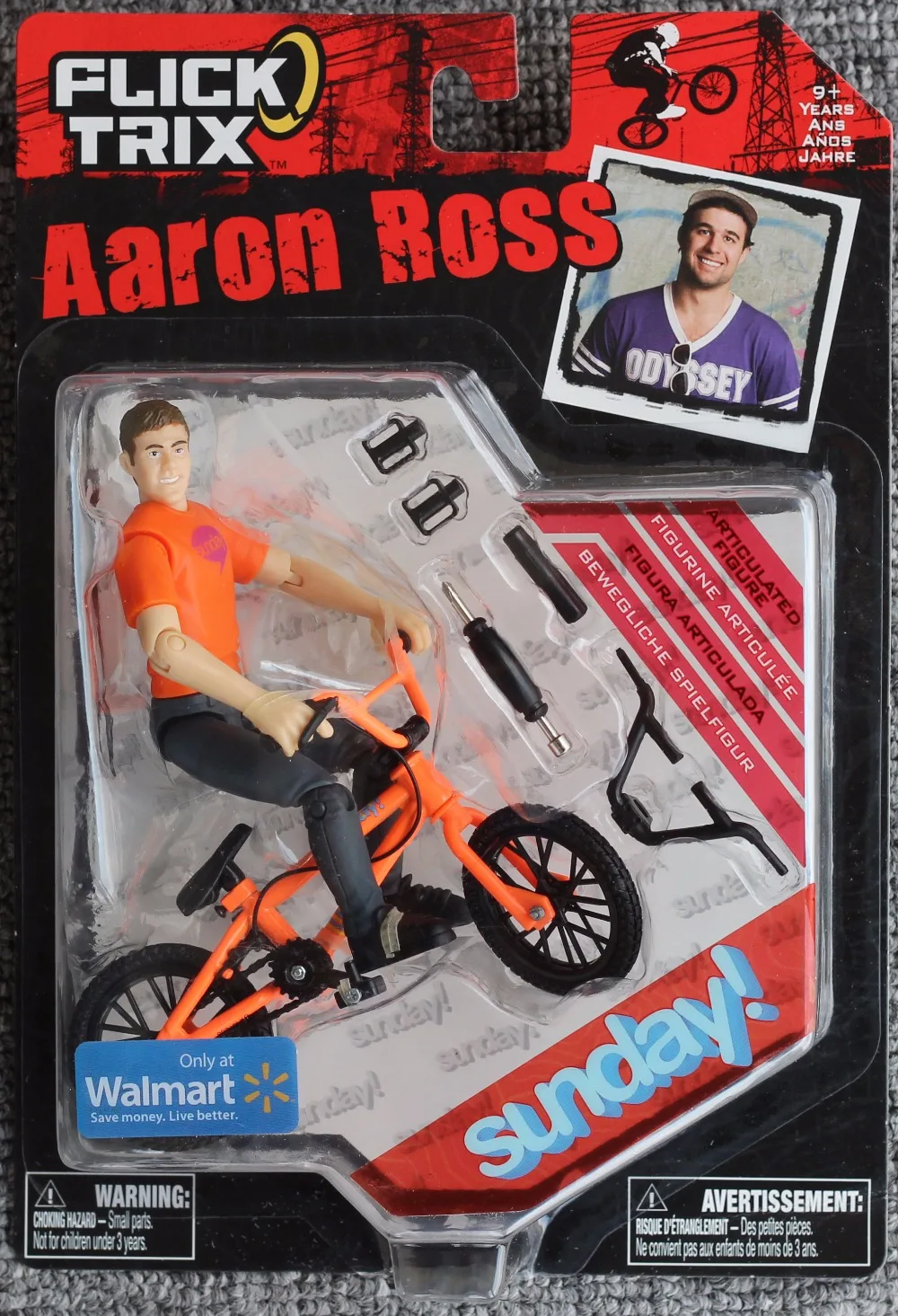 Мини BMX finger bike игрушки с маленькой куклой модель Флик Трикс AARON BOSS biycle