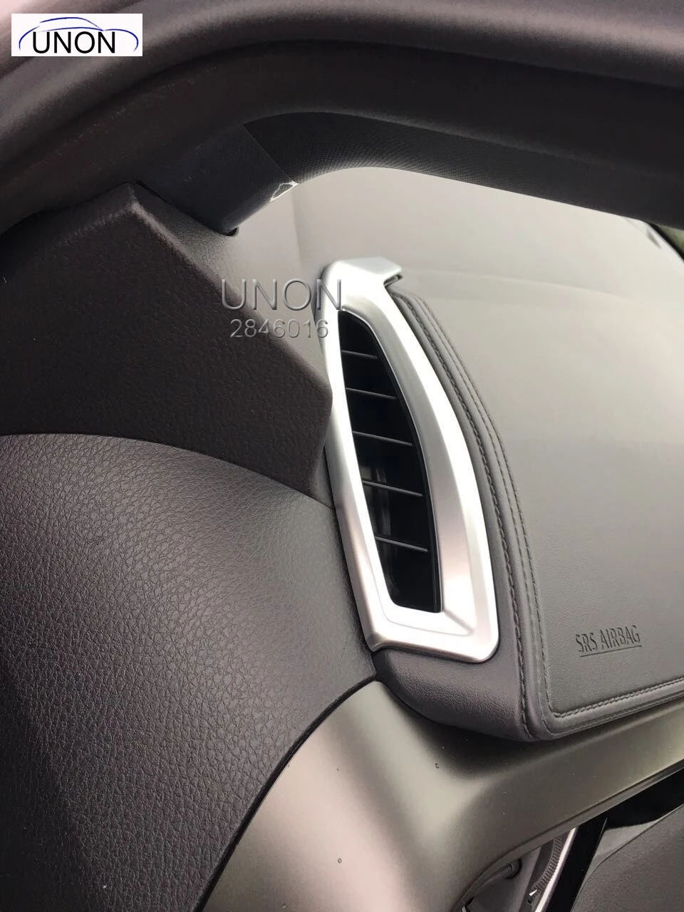 2pcs/set Car ABS Air Vent Cover Trim Matte Interior Upper Air Vent Trim