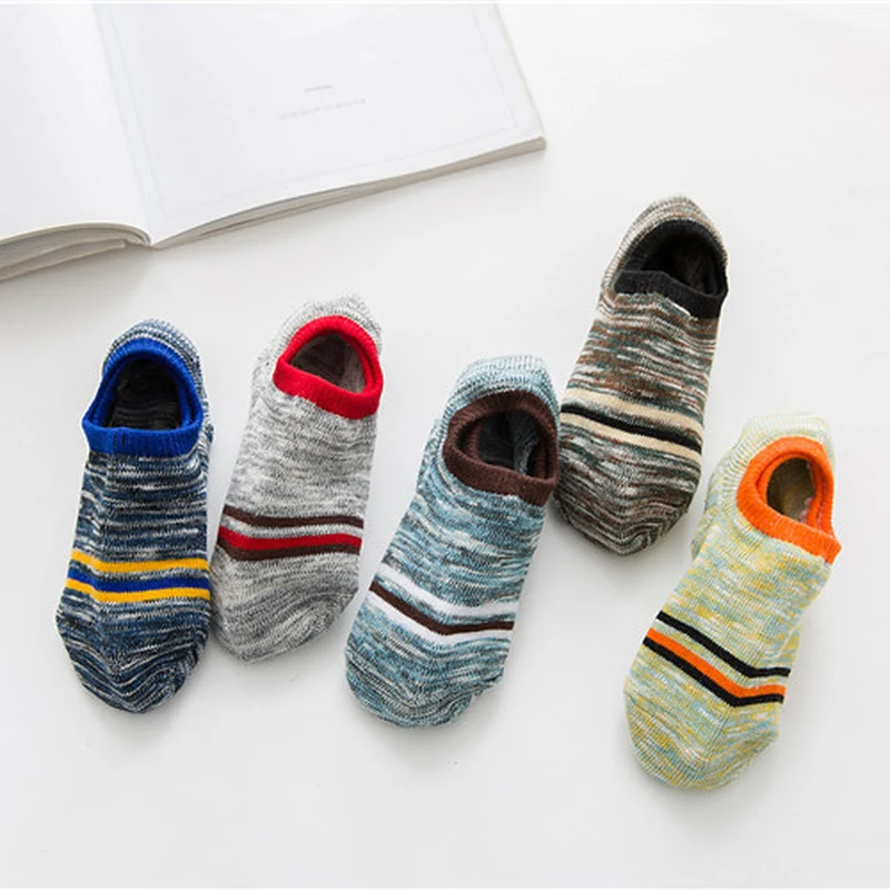 

2018 Spring Summer New Free Man Silicone Antiskid Invisible Socks Off Men's Summer Socks