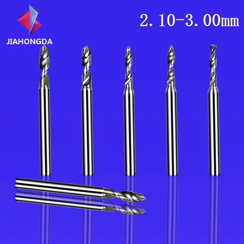 10 шт карбида Micro сверла PCB печатная плата режущие инструменты 2,1/2,2/2,3/2,4/2,5/2,6/2,7/2,8/2,9/3,0 мм Mayitr
