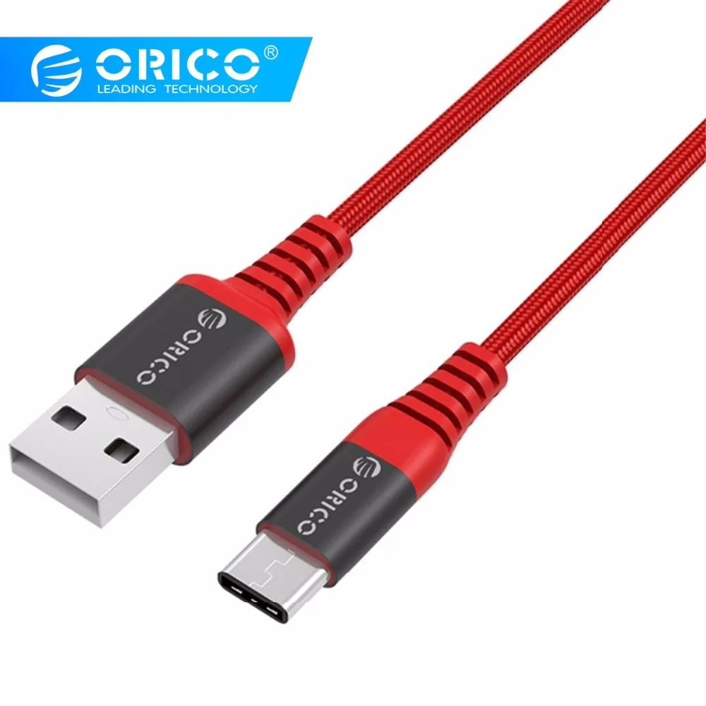 ORICO кабель для мобильного телефона type-C-USB-A 1 м/3 фута зарядный шнур USB-C кабель для синхронизации для смартфона планшета для samsung htc LG type C