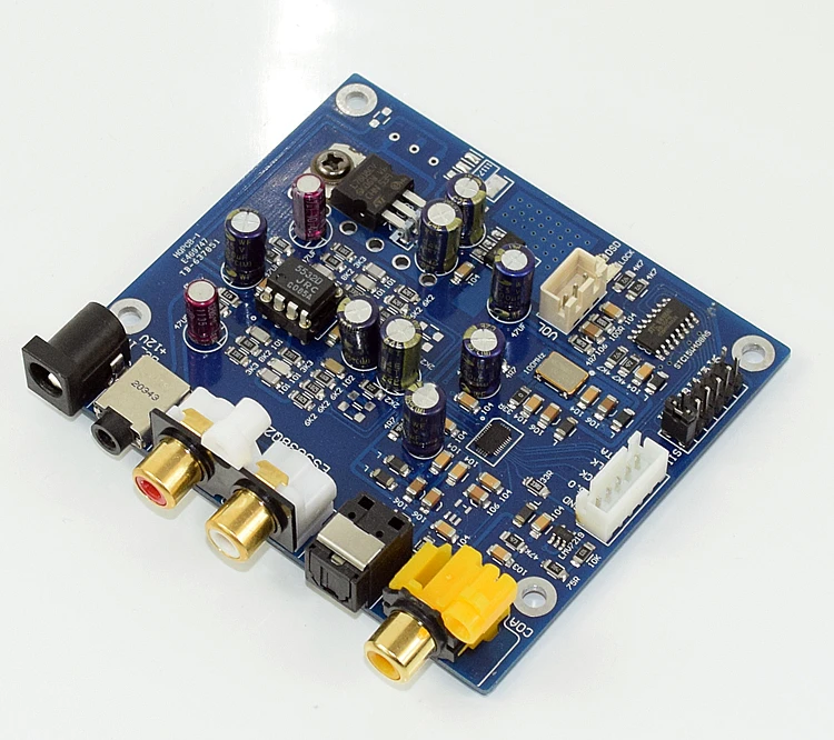 YJ-ES9038 Q2M I2S DSD Fiber Coaxial Input Decoder Board DAC