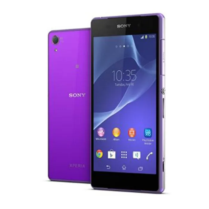 Разблокированный мобильный телефон sony Xperia Z2 D6503 Android четырехъядерный GSM WCDMA 4G LTE ram 3 ГБ rom 16 Гб 5,2 дюймов камера 20 МП