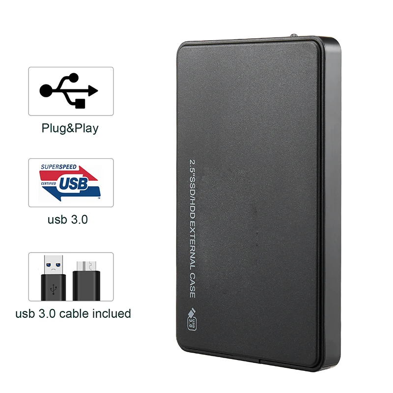 Портативный 2 5 дюймовый внешний жесткий диск USB HDD для настольного ноутбука