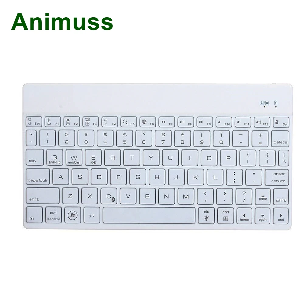 

Animuss ultra-thin Aluminum alloy Suitable for IOS ,window,android system bluetooth wireless keyboard