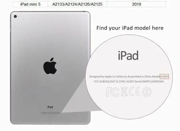 С держателем карандаша 7,9 дюймов умный чехол для Ipad Mini 5 Чехол A2133 A2124 A2125 A2126 с функцией автоматического пробуждения сна Funda+ ручка