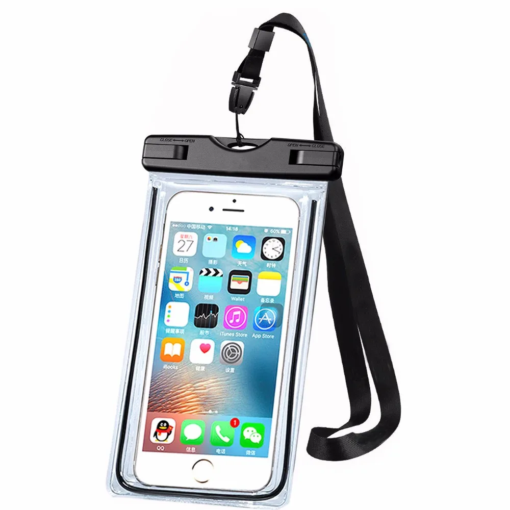 Waterproof Case[2Packs], Mpow IPX8 Watertight Sealed Underwater Dry Bag 1