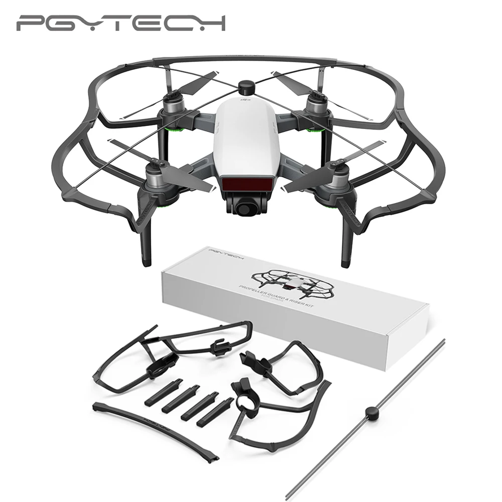 PGYTECH набор для защиты пропеллера DJI Spark Drone аксессуары из углеродного волокна