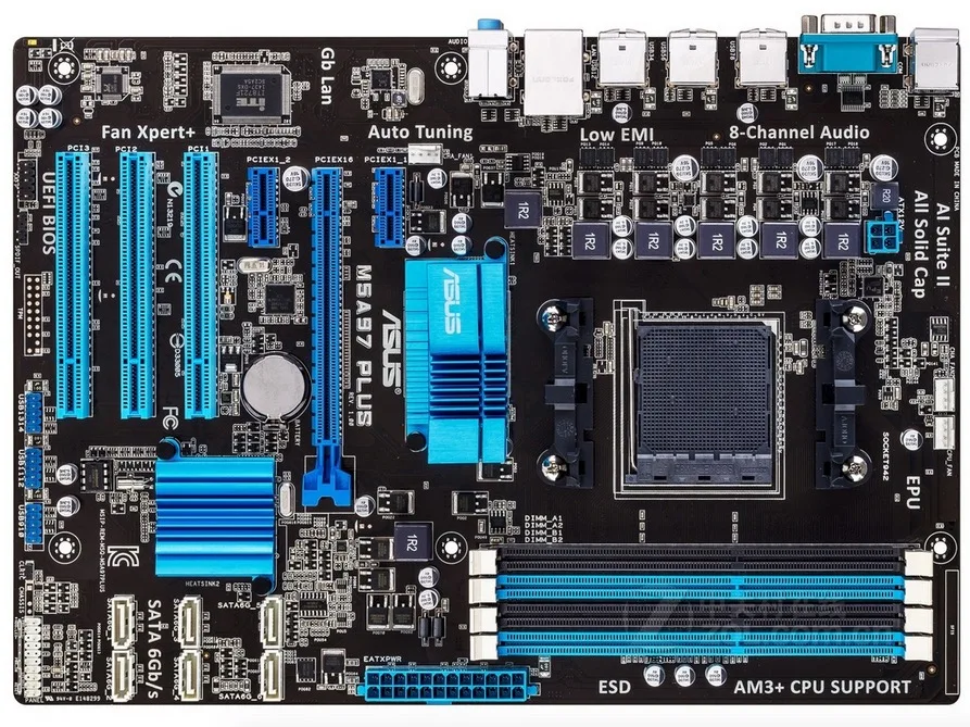 original motherboard for ASUS M5A97 PLUS Socket AM3 DDR3 boards USB2.0 SATA3 970 Desktop motherboard original motherboard for ASUS M5A97 PLUS Socket AM3 DDR3 boards USB2.0 SATA3 970 Desktop motherboard