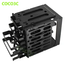 4 отсека дисков защитный чехол Коробка для 2," 3,5" SATA SAS IDE HDD корпус внешний SSD шкаф для хранения