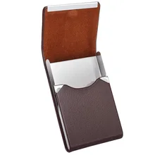 Чехол унисекс из искусственной кожи для визиток, тонкий держатель для карт, кошелек для карт, посылка, профессиональное имя, ID держатель для карт, Porta Carte