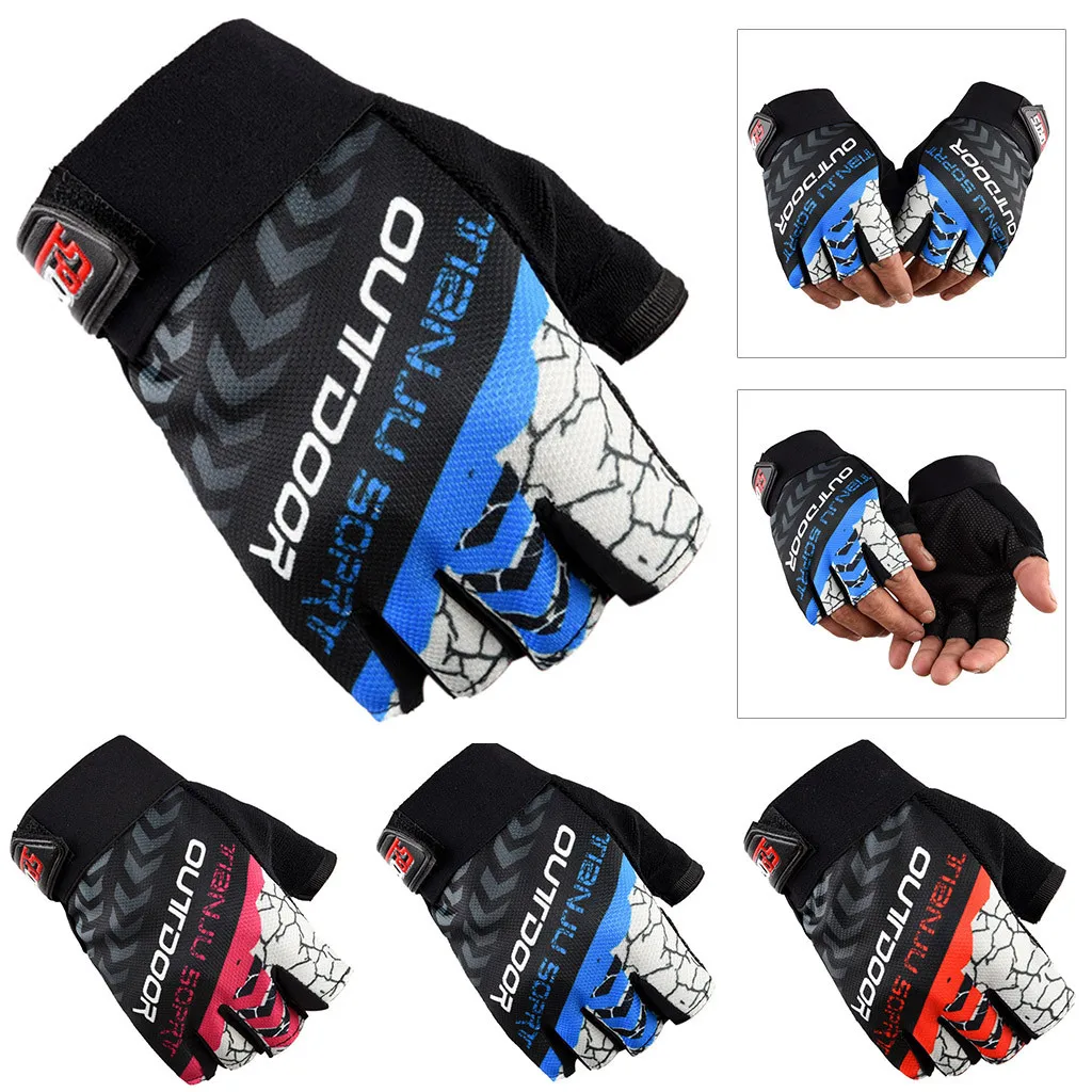 

Unisex Outdoor Sports Riding Gloves tight Non-slip Shock Absorption Wear Mitten Anti-slip handschoenen Men Hiking Hunting #25