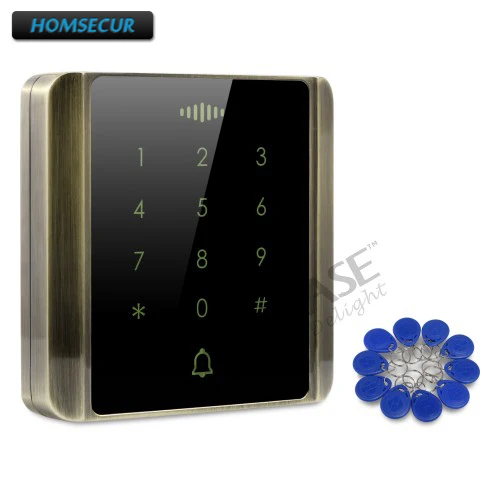 

HOMSECUR Waterproof Wiegand 26/34 Metal Access Control 125Khz RFID Reader+Tamper Alarm