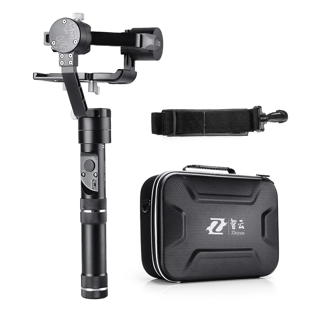 

Zhiyun Crane-M 3-axis Brushless Handle Gimbal Stabilizer for Smartphone Mirroless DSLR for Gopro Weights Between 125g and 650g