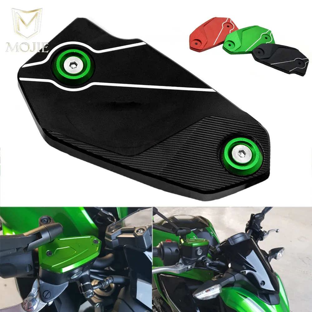 

For Kawasaki ER6N ER-6N ER 6N Motorcycle Brake Fluid Reservoir Tank Cover CNC Aluminum Brake Fluid Reservoir Cap Accessories