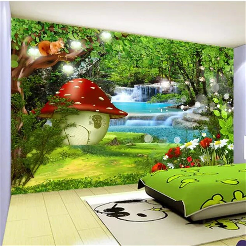 Beibehang пользовательские обои 3d фото роспись мультфильм детская комната Фэнтези