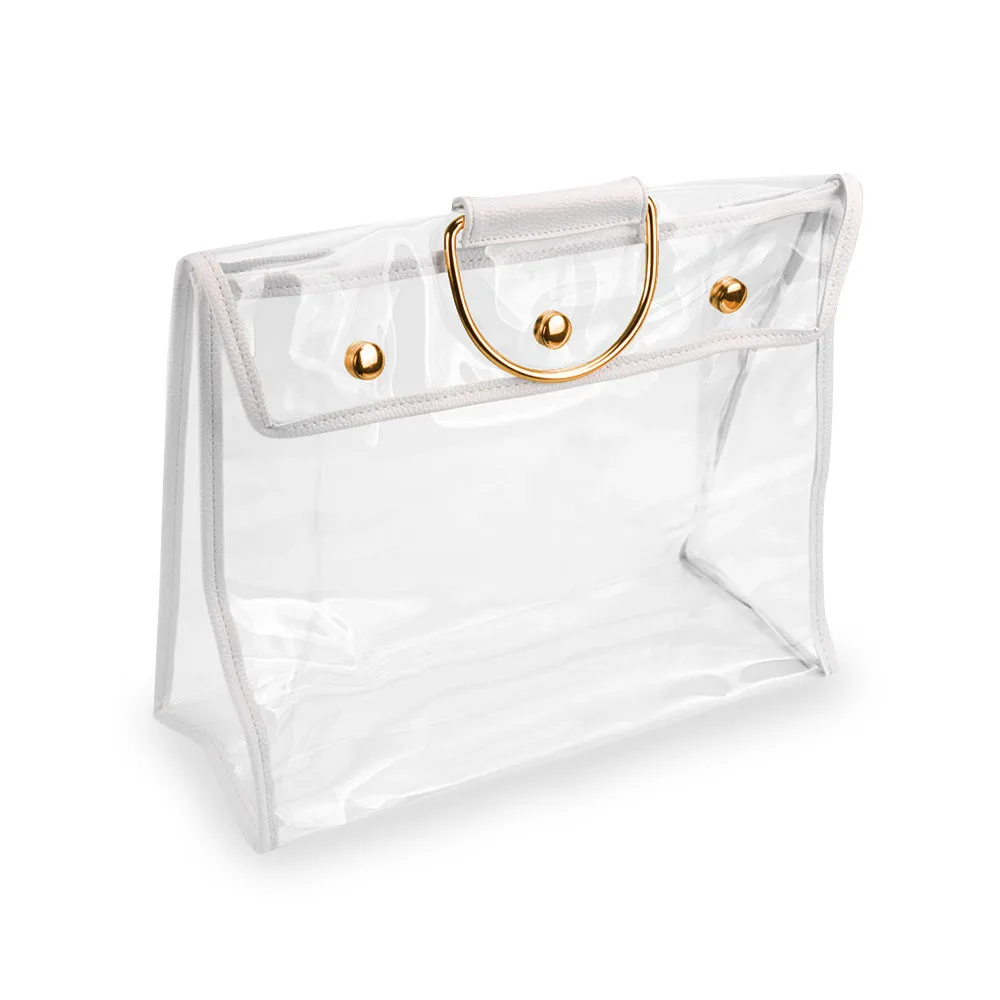 Модный прозрачный Пыленепроницаемый Чехол-органайзер для женщин, прозрачный защитный чехол для сумки Hengreda для путешествий и пляжа# 30gy - Цвет: C