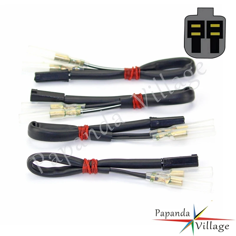 

Turn Signal Plug Adapters Connector Leads For Suzuki LS650P Savage LS650 Boulevard S40 VS1400 Boulevard S83 VL1500 1500T VS800