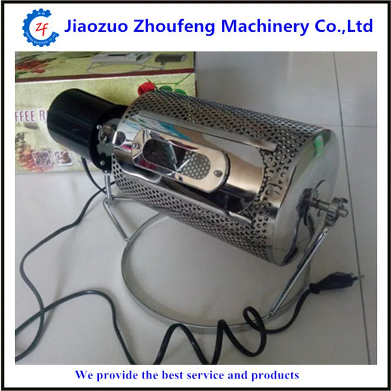 Домашнее использование барабана кофе жаровня для продажи маленькие машины для обжарки кофейных зерен ZF