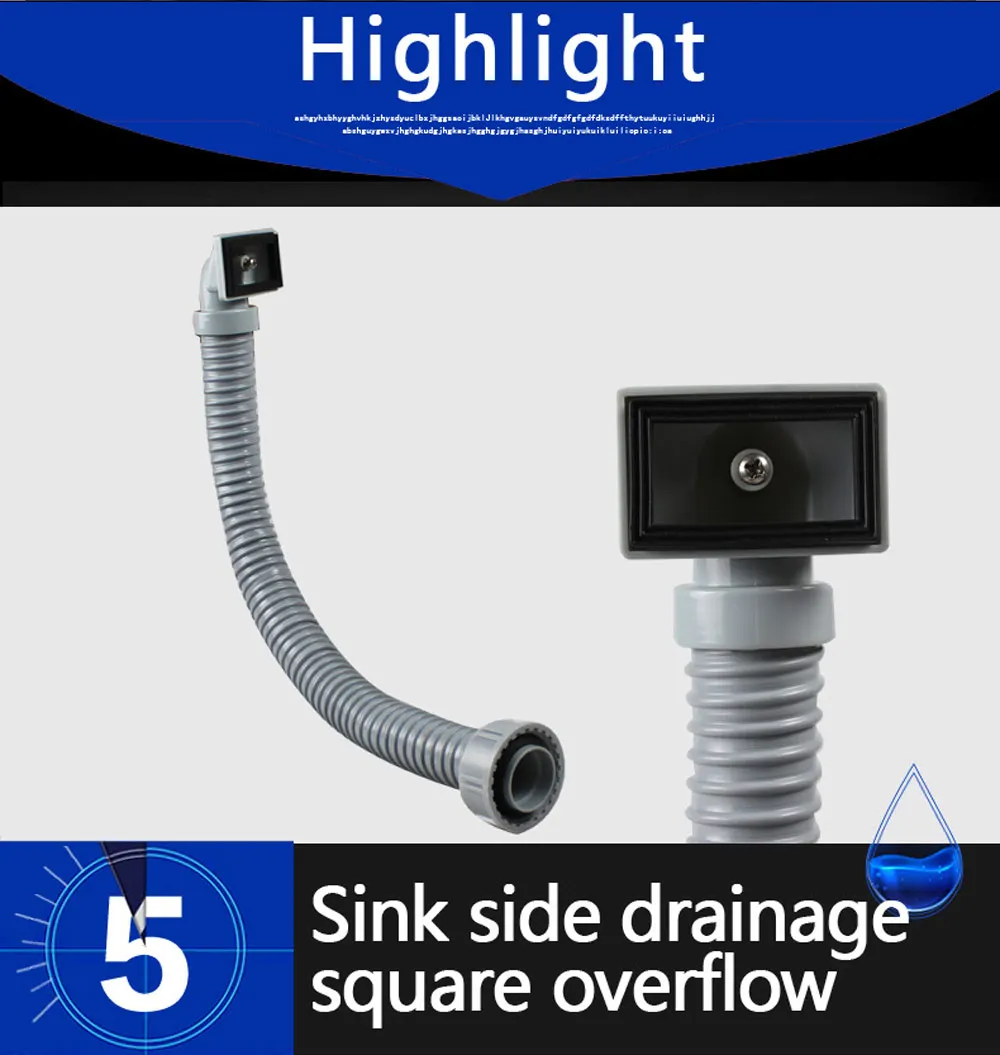 tubo de transbordamento para acessório para mangueira retangular para drenagem transbordamento