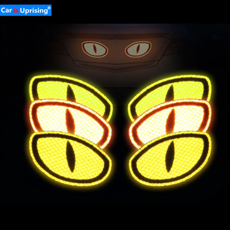 

Car trunk Sticker Warning Mark Safety Reflective Strips Stickers for Audi A4 B6 A3 A6 C5 Q7 A1 A5 A7 A8 Q5 R8 Q3 S4 Car Styling