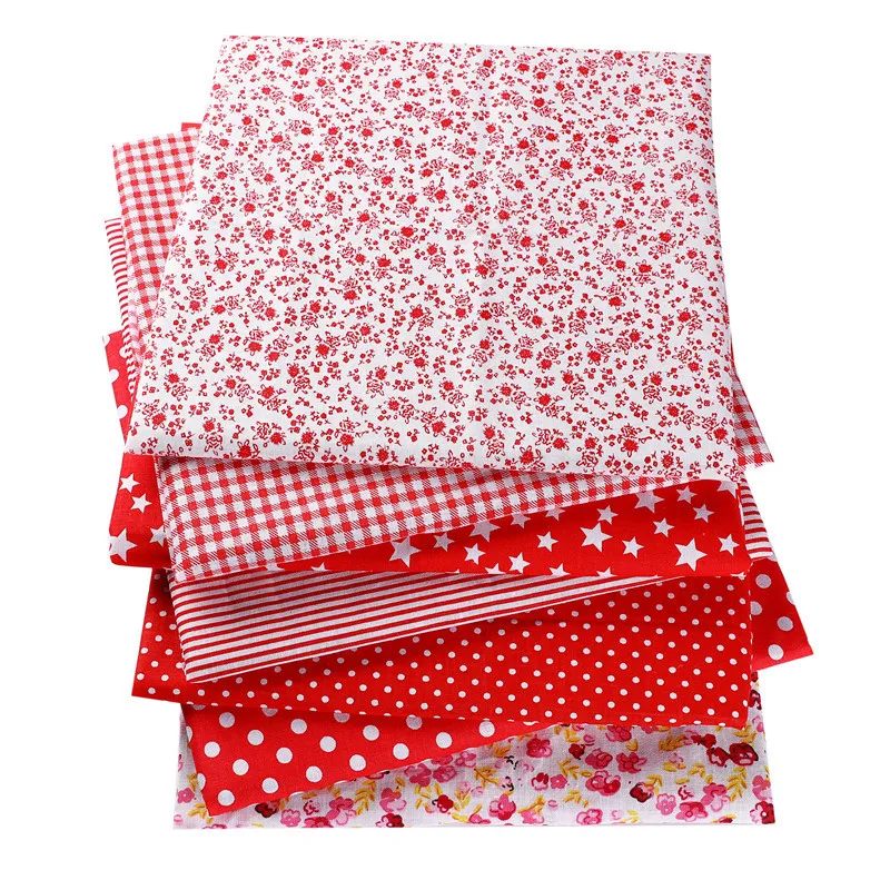 50X50cm 100% Cotton Floral Flowers Striped Plaid Dots Fabric For Doll
Patchwork Clothes Sewing Needlework 53131