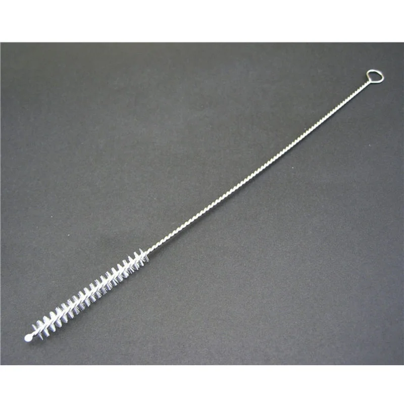 

10 Pcs Nylon Brush Stainless Steel Straw Cleaners Brush Glass Drinking Pipe Baby Bottle Clean Tools Small Thin Brush 17cm Long