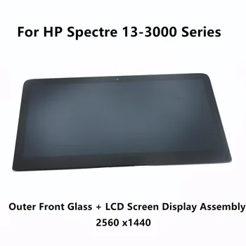 

Outer Front Glass LCD Screen Display Assembly LP133QH1-SPA1 N133HSE EB3 For HP Spectre 13-3000 13T-3000 Series Non Touch Version