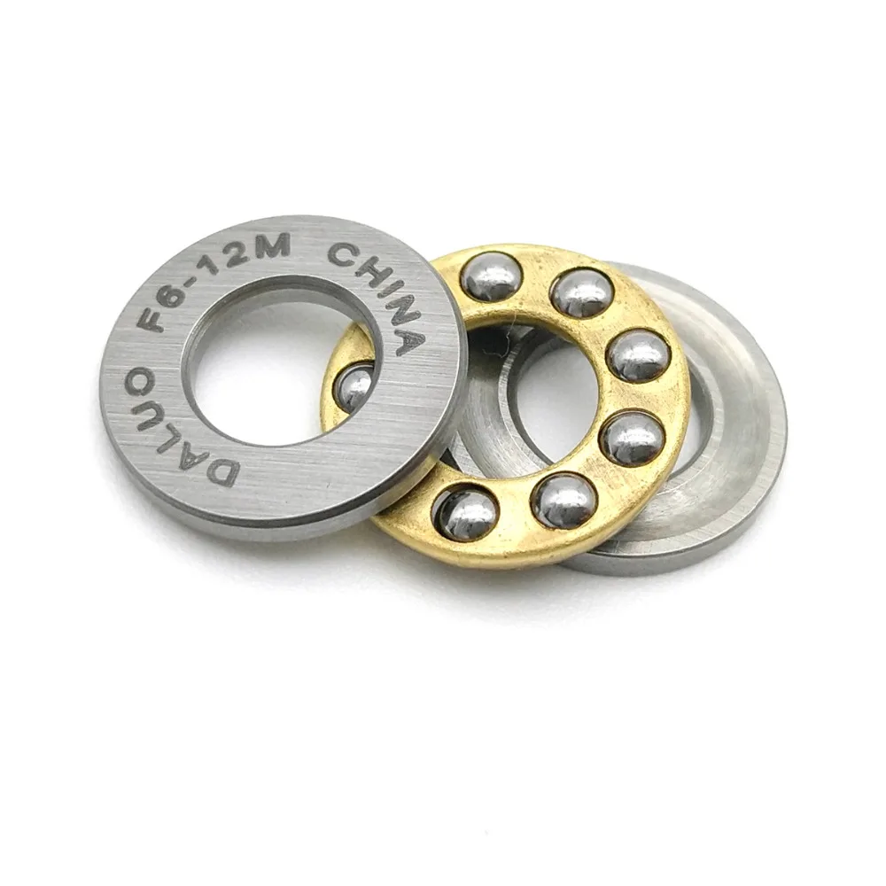 5pcs Axial Ball Thrust Bearing F3-8M 3x8x3.5mm 3-Parts Miniature Plane Bearing