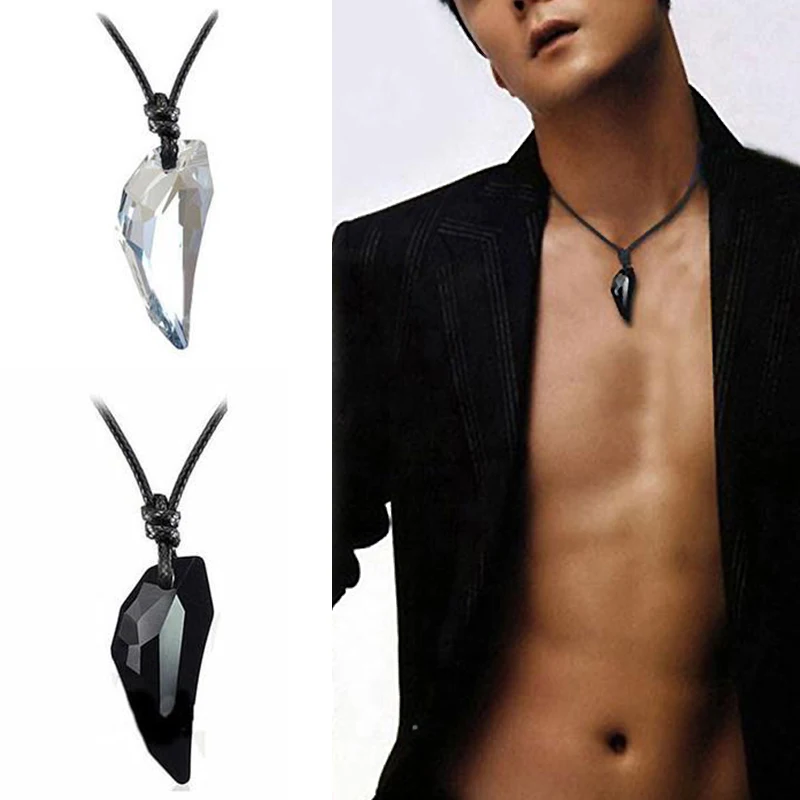 

LNRRABC 1PC Hot Wolf Teeth Domineering High Quality Rope Chain Unisex Men Women Short Necklace Couple Necklace