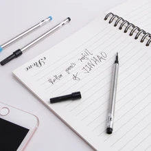 Jinhao одежда высшего качества синий и черный пополнения чернил для роликовый гель ручка 0,7 мм