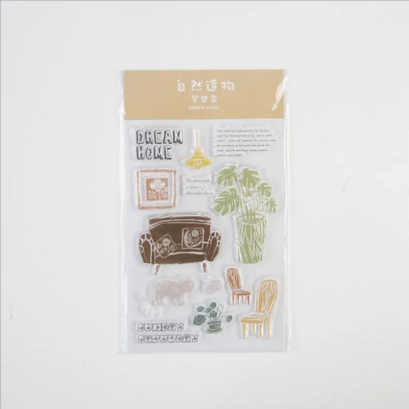 

Vintage dreamer silicone transparent Clear Stamps for scrapbook DIY Photo album Rubber Stamps