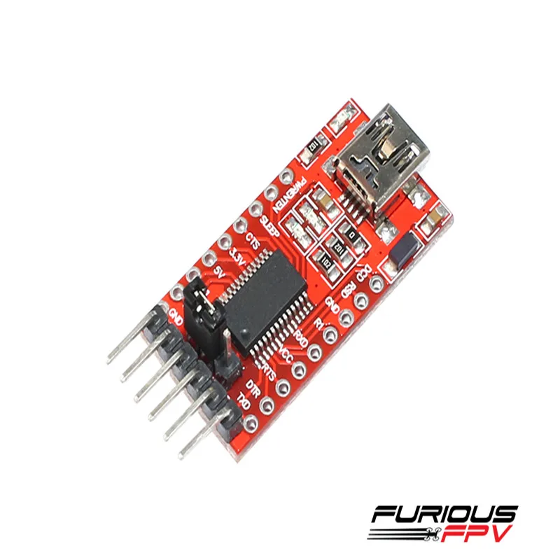 

Original FuriousFPV FTDI 1232 Module for True-D Diversity Receiver Fatshark Dominator Goggles For FPV Racing Drone Spare Parts