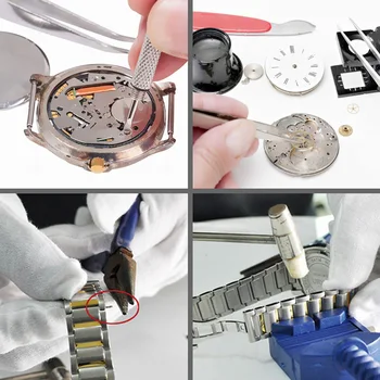 

Professional Watch Repair Tool Kit for Watch Band Link and Battery Change _WK