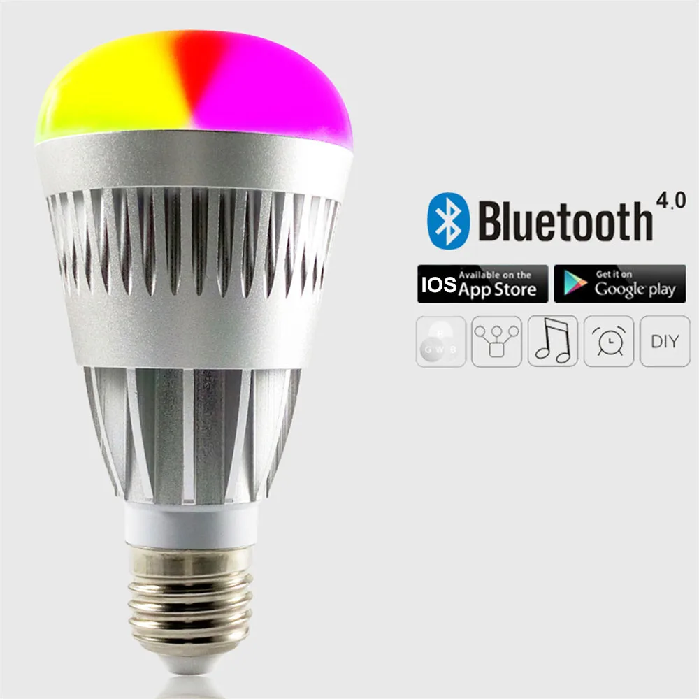 Bluetooth LED Smart Bulb Wireless Multi Color Changing Light App