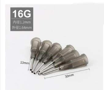 

SZBFT 16G 30MM Plastic Dispensing needles stainless steel pins bayonets dispensing machines precision needles tip